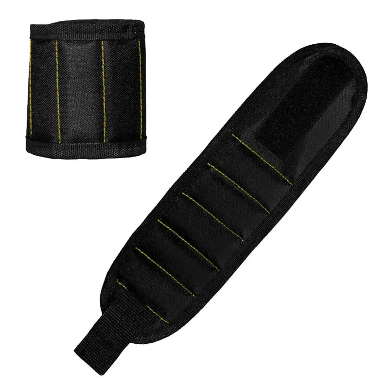 Strong Magnetic Wristband β Portable Tool Bag for Holding Screws, Nails, Nuts, Bolts, and Drill Bits